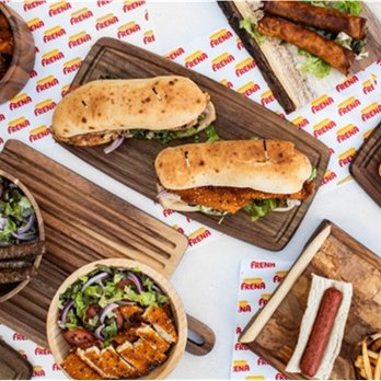 Frena - Our current fast food display featuring fresh kosher food. Serving Hollywood and nearby areas. - Food Trucks Near Me - Davie, Florida Frena - Our current fast food display featuring fresh kosher food. Serving Hollywood and nearby areas. - Food Trucks Near Me - Davie, Florida