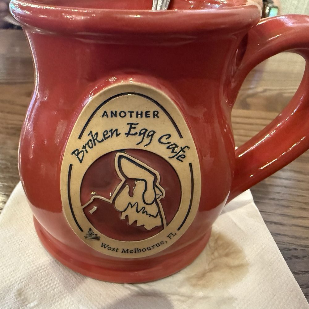 Another Broken Egg Cafe - Delish Colombian coffee in a cute mug! - Breakfast & Brunch Near Me - West Melbourne, Florida Another Broken Egg Cafe - Delish Colombian coffee in a cute mug! - Breakfast & Brunch Near Me - West Melbourne, Florida