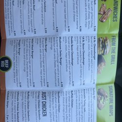 Beef A Roo - Menu