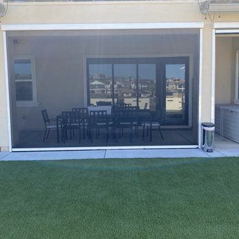 Apollo Screen Shade Security  - Each motorized screen is controlled separately or together - Shades & Blinds Near Me - El Dorado Hills, California