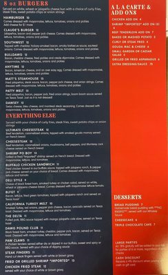Menu photo 1 Dawg House Sports Grill Ruston, LA Menu photo 1 Dawg House Sports Grill Ruston, LA