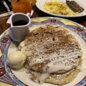 Miss Shirley's Cafe, Inner Harbor - Cinnamon Danish pancakes (short stack) - Breakfast & Brunch Near Me - Baltimore, Maryland Miss Shirley's Cafe, Inner Harbor - Cinnamon Danish pancakes (short stack) - Breakfast & Brunch Near Me - Baltimore, Maryland