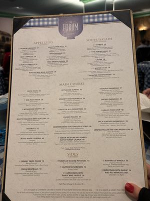 Menu photo 1 The Forum White Sulphur Springs, WV Menu photo 1 The Forum White Sulphur Springs, WV