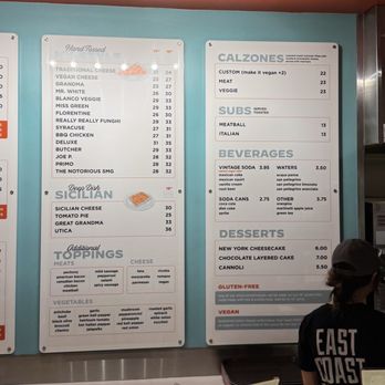 Tomato Pie Pizza Joint - Menu (2/3) [May 2025] - Pizza Near Me - South Pasadena, California