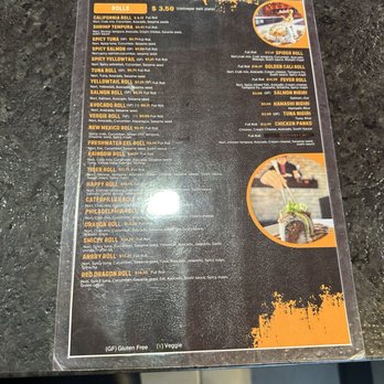 Sushi Fever - Menu - Conveyor Belt Sushi Near Me - Albuquerque, New Mexico