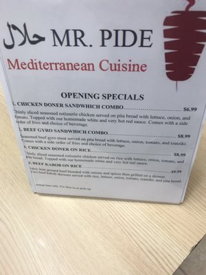 Menu photo 8 Mr. Pide Sachse, TX