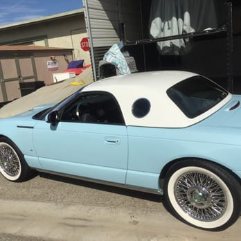 T N S Auto Body Repair Shop and Refinishing Ventura - Scott's artistry and eye for classic design. Just the right white to make my 2003 TBird  true Retro with newly painted white hardtop. - Body Shops Near Me - Ventura, California
