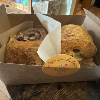 JoJo's Bakery - Cinnamon roll and ham and cheese croissant - Bakeries Near Me - Austin, Texas JoJo's Bakery - Cinnamon roll and ham and cheese croissant - Bakeries Near Me - Austin, Texas