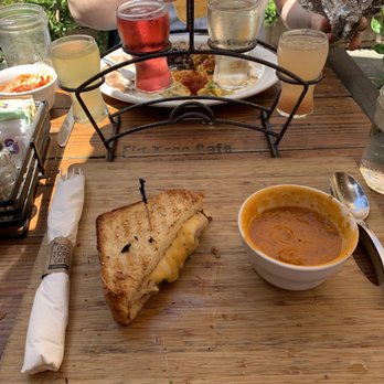 Fig Tree Cafe - Grilled cheese add chicken and mimosa flight - Breakfast & Brunch Near Me - San Diego, California