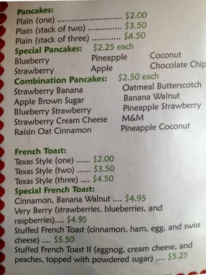 Menu photo 4 Diane's Colchester, CT