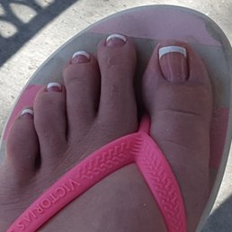 Very pleased with my pedicure.
