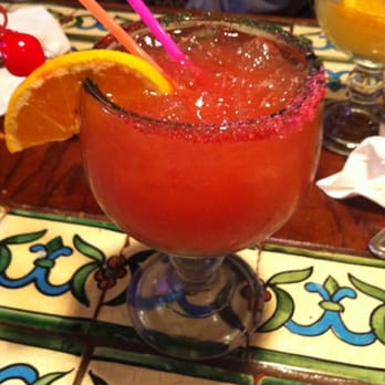 Azteca Mexican Restaurant - Cabo Wabo Raspberry Margarita - Mexican Near Me - Charlotte, North Carolina