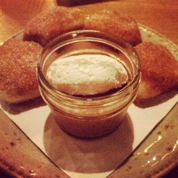 Ava - Zeppole: Hot and freshly made sugar covered donuts served with custard and whipped mascarpone. - Italian Near Me - Tampa, Florida
