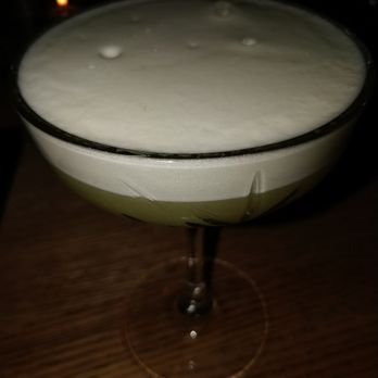 Point & Feather - Matcha pea shoot - Cocktail Bars Near Me - Chicago, Illinois