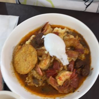 Blockhouse - Shrimp  and grits - Breakfast & Brunch Near Me - Saint Hedwig, Texas