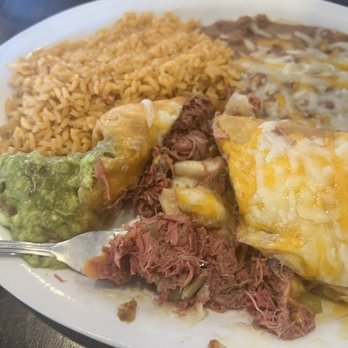 Edchadas Mexican - Under cooked beef chimichanga - Mexican Near Me - Twentynine Palms, California