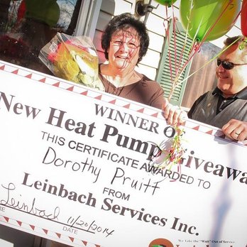 Leinbach Services - Winners of our annual heat pump giveaway in 2014. - Plumbing Near Me - Kingsport, Tennessee Leinbach Services - Winners of our annual heat pump giveaway in 2014. - Plumbing Near Me - Kingsport, Tennessee