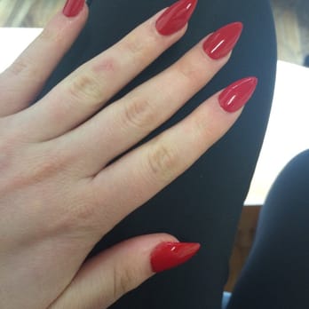 Infinity Nails & Spa - Red pointy nails. Love them!! - Nail Salons Near Me - Seattle, Washington Infinity Nails & Spa - Red pointy nails. Love them!! - Nail Salons Near Me - Seattle, Washington