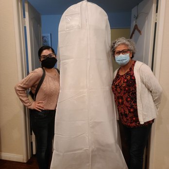 Simply Maria - Bride picking up dress of her dreams excellent service and on time - Sewing & Alterations Near Me - Murrieta, California Simply Maria - Bride picking up dress of her dreams excellent service and on time - Sewing & Alterations Near Me - Murrieta, California