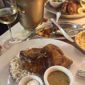 Ammatoli - I had the Spicy Garlic Lemon Chicken which was super delicious - Mediterranean Near Me - Long Beach, California
