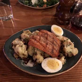 Rustic Goat - Roasted cauliflower salmon salad - American Near Me - Anchorage, Alaska