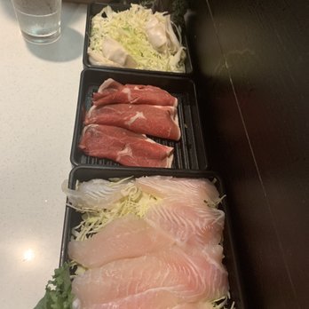 Spring Shabu-Shabu - Seafood for me and meat for my company. - Japanese Near Me - Flushing, New York