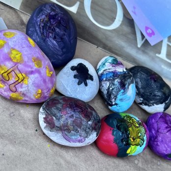 Pecan Park - Dropped off 8 Rocks today with JoJo Siwa tattoos on them for their Rock Garden my daughter and I painted!! - Parks Near Me - Orangevale, California