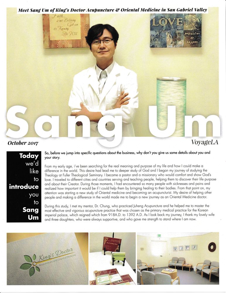 KING’S DOCTOR ACUPUNCTURE & ORIENTAL MEDICINE Updated August 2024