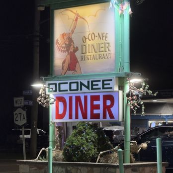Oconee East Diner - Sign - Diners Near Me - Islip, New York