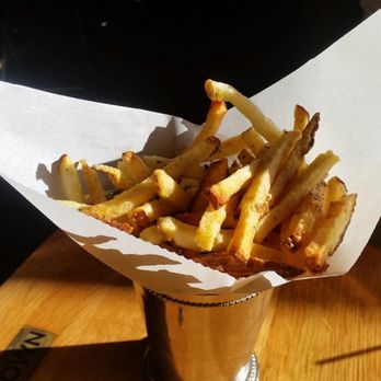 R+D Kitchen - Deliciously addictive fries - what I imagine might result if you combined the best aspects of the fries from Mickey D’s and In-N-Out - New American Near Me - Santa Monica, California R+D Kitchen - Deliciously addictive fries - what I imagine might result if you combined the best aspects of the fries from Mickey D’s and In-N-Out - New American Near Me - Santa Monica, California