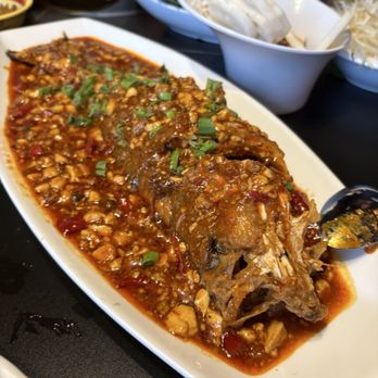 Beijing Hotpot - Fried fish in Mapo tofu sauce - Hot Pot Near Me - Franklin, Tennessee