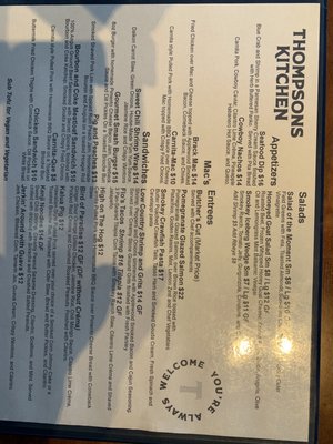 Menu photo 3 The Thompsons Kitchen Fairview, TN Menu photo 3 The Thompsons Kitchen Fairview, TN