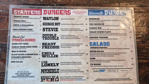 Menu photo 2 LSA Burger The Colony, TX Menu photo 2 LSA Burger The Colony, TX