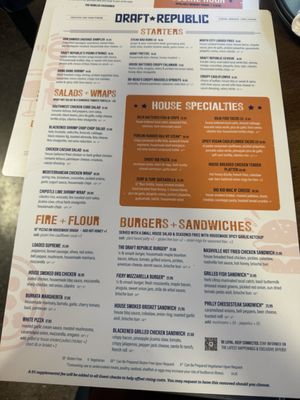 Menu photo 2 Draft Republic San Marcos San Marcos, CA