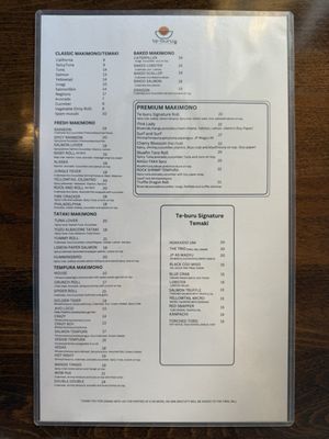 Menu photo 1 Te- Buru Long Beach, CA Menu photo 1 Te- Buru Long Beach, CA