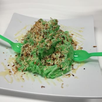 Moo Moo - Shaved Ice Pandan with Toasted Coconut - Coffee & Tea Near Me - Elk Grove, California Moo Moo - Shaved Ice Pandan with Toasted Coconut - Coffee & Tea Near Me - Elk Grove, California