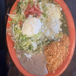 Salsa verde enchiladas Salsa verde enchiladas
