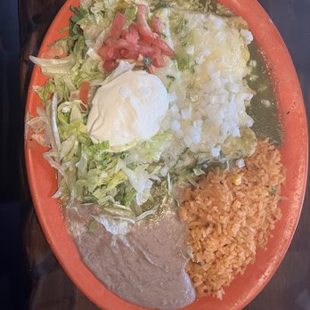 Los Dos Potrillos - Salsa verde enchiladas - Mexican Near Me - Centennial, Colorado