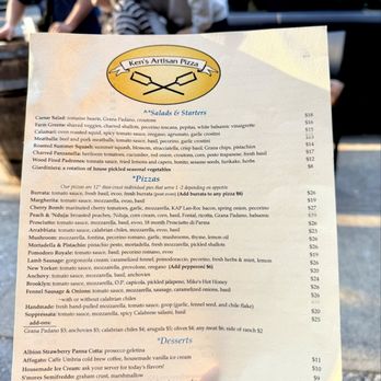 Ken's Artisan Pizza - Dinner Menu - Salad Near Me - Bend, Oregon Ken's Artisan Pizza - Dinner Menu - Salad Near Me - Bend, Oregon