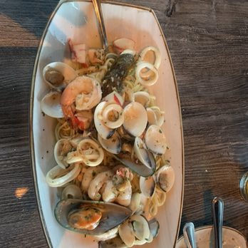 Amano Italian Bistro - Amano Sea with white wine sauce - Italian Near Me - Northlake, Texas Amano Italian Bistro - Amano Sea with white wine sauce - Italian Near Me - Northlake, Texas