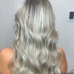 Hair by Judybel - Platinum balayage