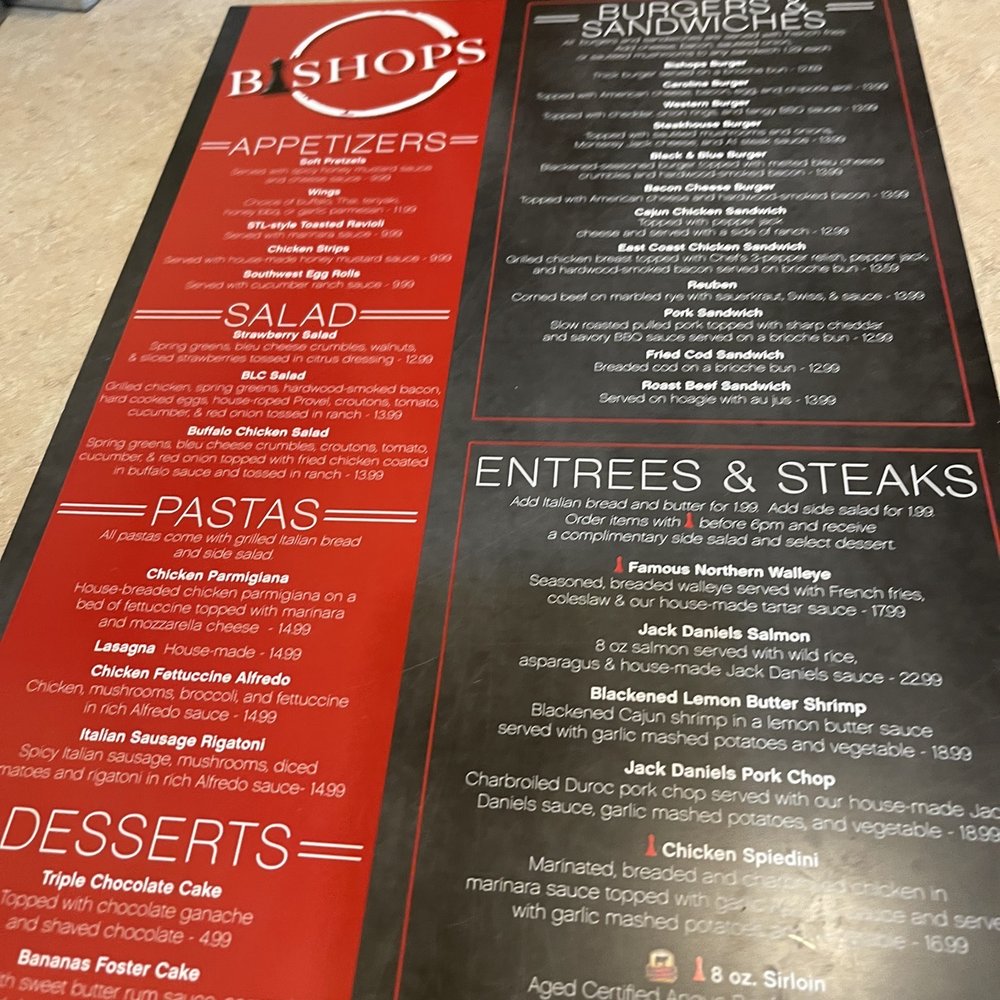 Bishops Diner - Menu - Breakfast & Brunch Near Me - O'Fallon, Missouri Bishops Diner - Menu - Breakfast & Brunch Near Me - O'Fallon, Missouri