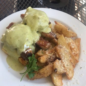 The Brunch Apothecary - Pork belly Benedict, my goodness! - Breakfast & Brunch Near Me - Dacula, Georgia