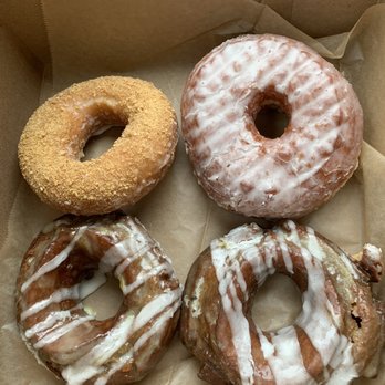 KNEAD Doughnuts - Key lime, carrot cake & glazed (non-vegan) - Donuts Near Me - Providence, Rhode Island