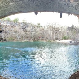 Hamilton Pool Preserve panoramic view. Hamilton Pool Preserve panoramic view.