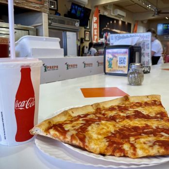 Preps Pizzeria - Two slices of plain and a strawberry lemonade. - Pizza Near Me - Ocean City, New Jersey Preps Pizzeria - Two slices of plain and a strawberry lemonade. - Pizza Near Me - Ocean City, New Jersey