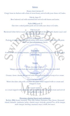 Menu photo 1 Swinging Bridge Lake Marina Monticello, NY Menu photo 1 Swinging Bridge Lake Marina Monticello, NY