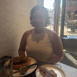 chicken and waffles