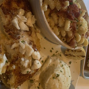 Bonefish Grill - Bacon Mac and cheese  Crab crusted cod Mashed potatoes - Seafood Near Me - Las Vegas, Nevada