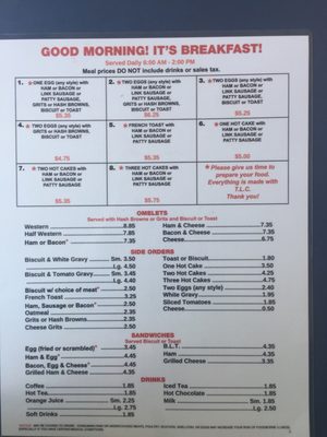 Menu photo 5 Mac & Jerry's Diner Robertsdale, AL